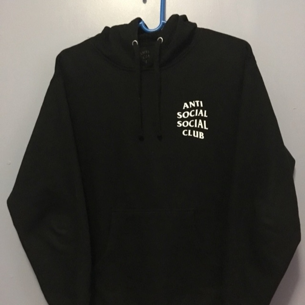 Anti social club hoodie